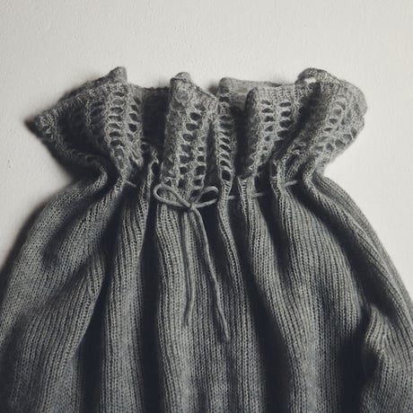 PETAL mohair mix knit / L.blue