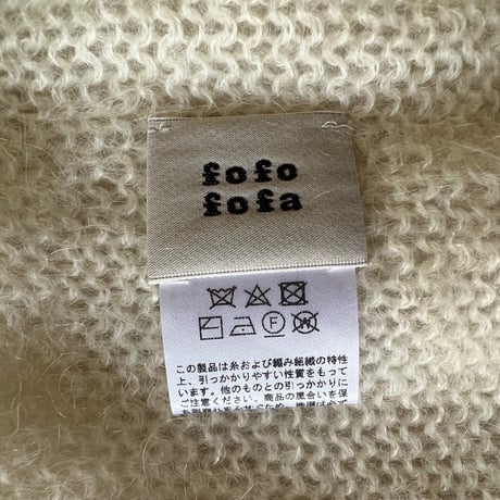 PETAL mohair mix knit / off.white