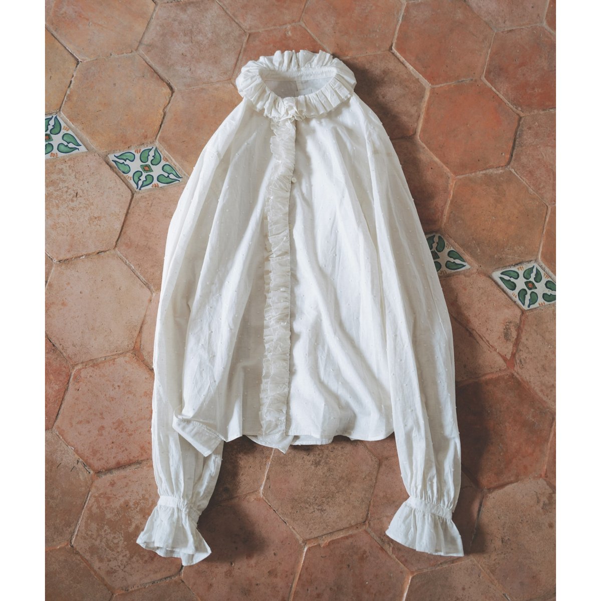fofofofa leiblouse レイブラウス LEI BLOUSE / WHITE STRIPE | fofofofa