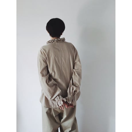 LEI BLOUSE / BEIGE STRIPE