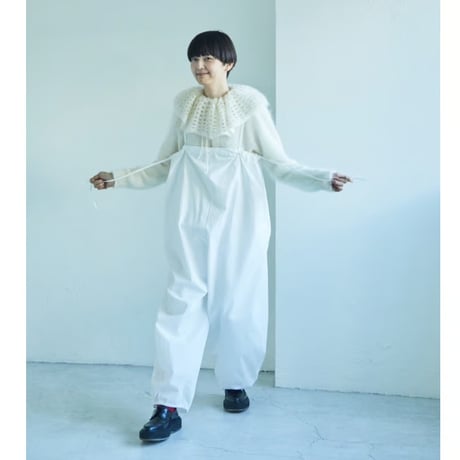 KINCHAKU salopette / off white