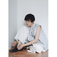 RIFFLE BLOUSE / Lt.BLUE