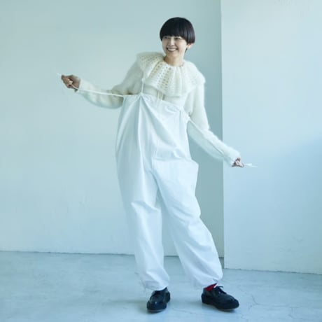 KINCHAKU salopette / off white