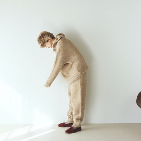 HARVEST KNIT PANTS / WHEAT BEIGE
