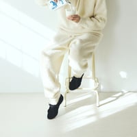 HARVEST KNIT PANTS / RICE WHITE