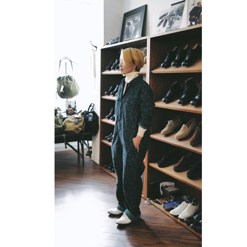 yarmo × fofofofa 『Boiler Suit』 / navy | fofofofa yarmo × fofofofa 『Boiler Suit』 / navy | fofofofa