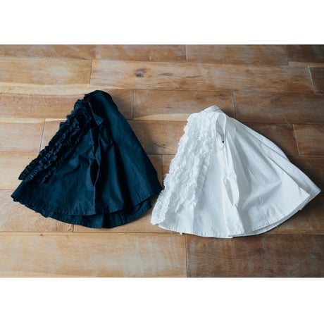 RIFFLE BLOUSE VEST　/ off white