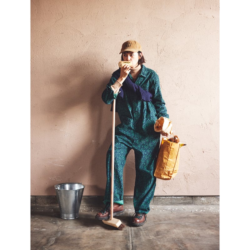 yarmo × fofofofa 『Boiler Suit』 / navy | fofofofa yarmo × fofofofa 『Boiler Suit』 / navy | fofofofa