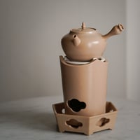 涼炉セット（ベージュ）  Stove and Kettle Set – Beige
