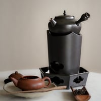 涼炉セット（黒）　Stove and Kettle Set – Black