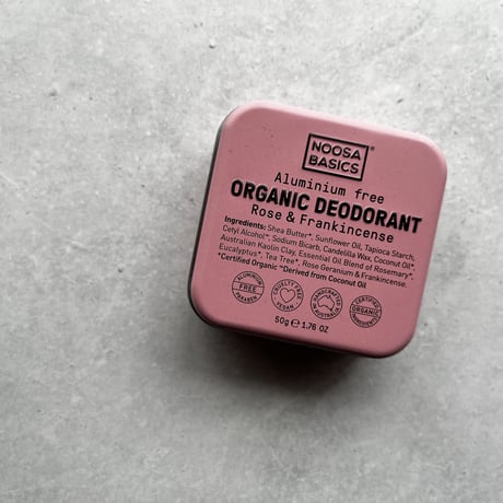 NOOSA BASICS デオドラントバター ローズ&フランキンセンス 50g
