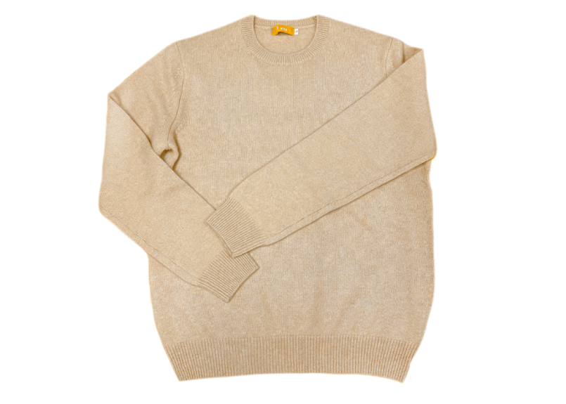 ★カシミヤ100％★ S.SOLOMBRINO テーラード 日本製 ベージュ L 当サイト限定商品！ 日本製 究極ベビーカシミヤ100% ミドルゲージ肉厚