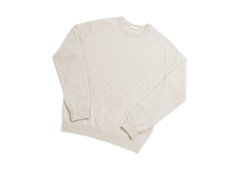 日本製 究極ベビーカシミヤ100% クルーネック elalto（エルアルト