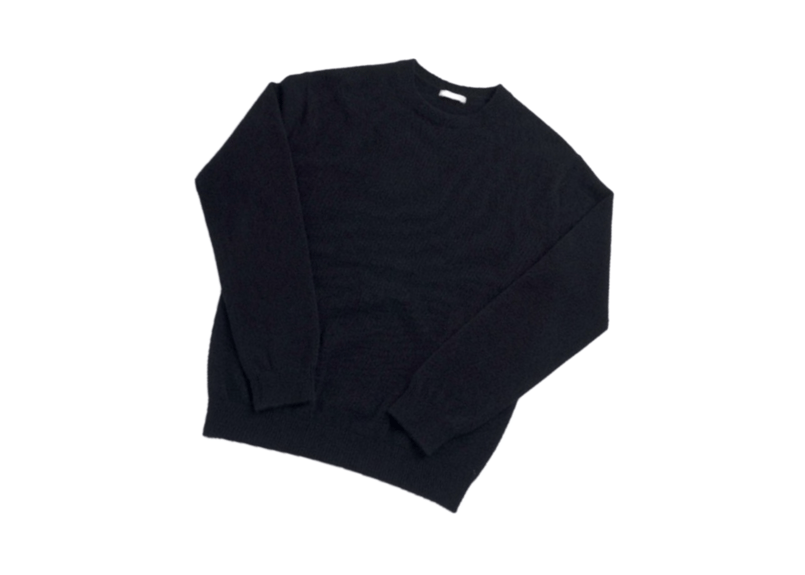 日本製 究極ベビーカシミヤ100% クルーネック elalto（エルアルト