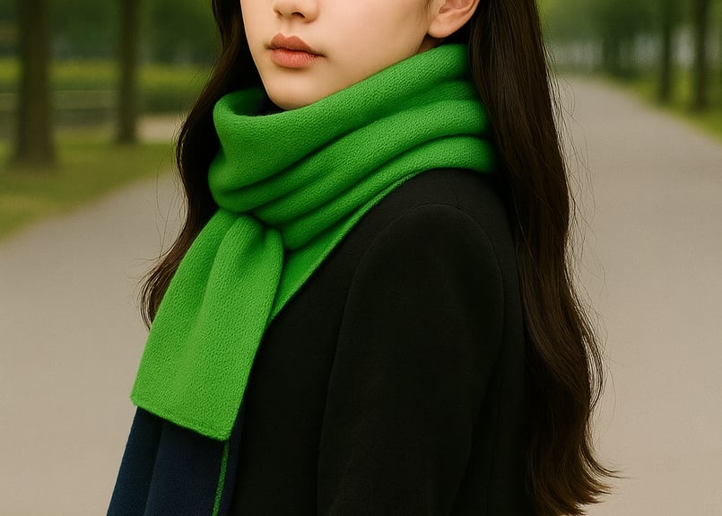 NEW! 日本製 カシミヤ100％ リバーシブルニットマフラー elalto