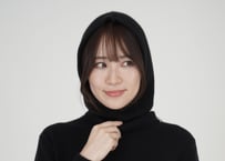 日本製　カシミヤ100% フーディスヌード(バラクラバ) el alto エルアルト BLACK