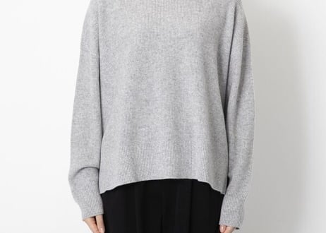 カシミヤウール畦編みプルオーバー　定価18700円　elalto（エルアルト）