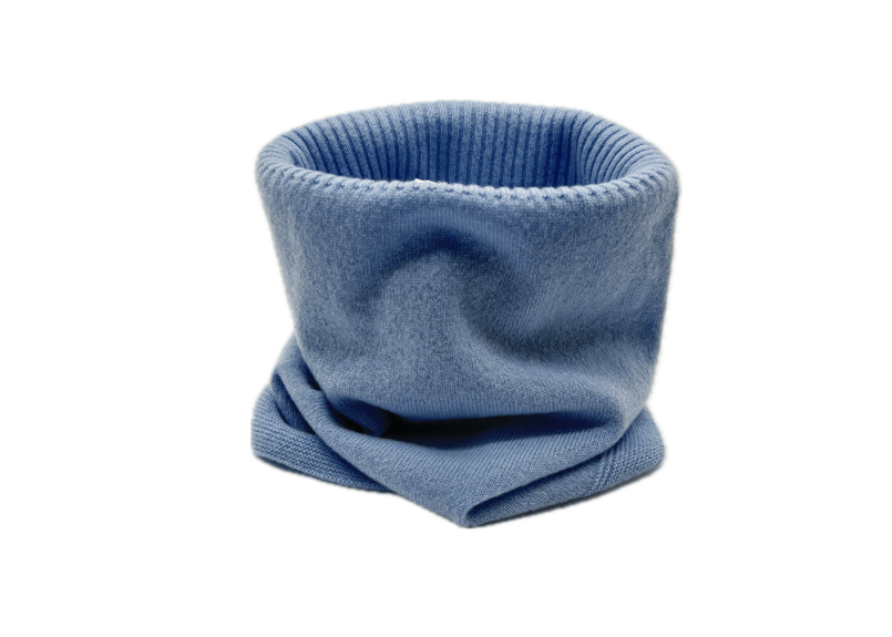 朝日新聞掲載商品 日本製 カシミヤ100％ リブスヌード elalto