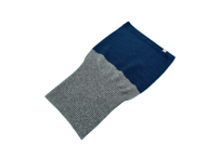 日本製　カシミヤ100％ リブスヌードBICOLOR elalto（エルアルト）NAVY/CHARCOAL