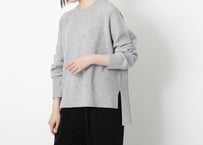 カシミヤウール畦編みプルオーバー　定価18700円　elalto（エルアルト）