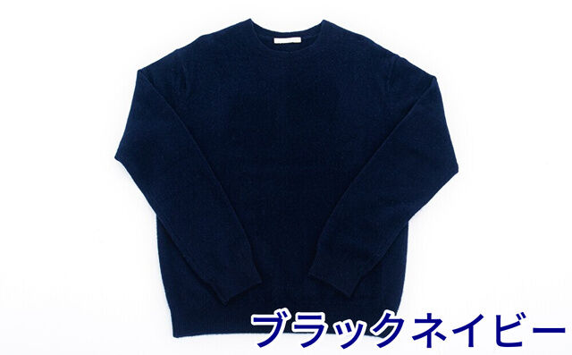 日本製 カシミヤ100%クルーネックプルオーバー elalto（エルアルト