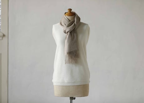 ソリッドカラー カシミヤブレンドマフラー(8色) 30×180cm
