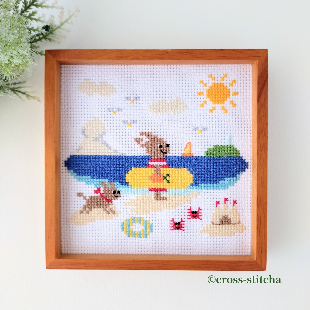 テオのサーフトリップ】クロスステッチキット | クロスステッ茶