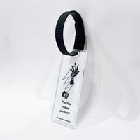 C44／"Practice makes Perfect" tag Keyholder