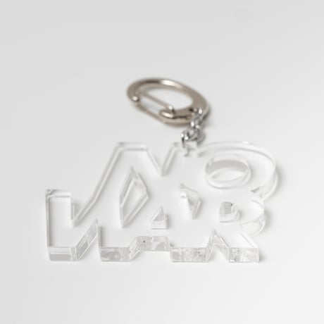 北山雅和／“NO WAR” key ring - Small