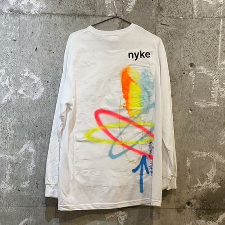 nyke×CENTER limited long sleeve T-shirt／L