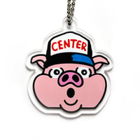なかおみちお × CENTER　アクリルキーホルダー　ぶた