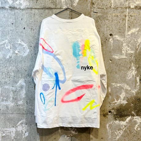 nyke×CENTER limited long sleeve T-shirt／2XL