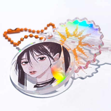 『Moon Drifters Pixel Skin』アクリルキーホルダー／星屑