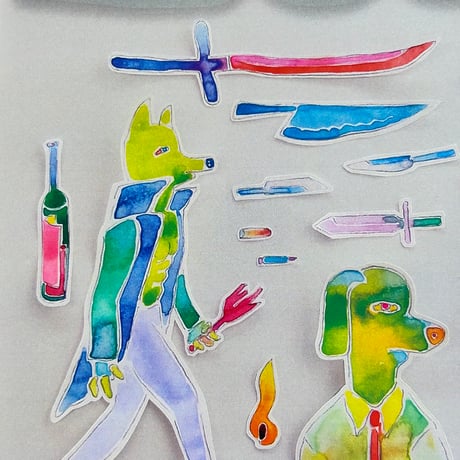 小川泰／DOGステッカー