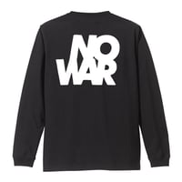“NO WAR” DONATION Long-sleeved T-shirt "BLACK"
