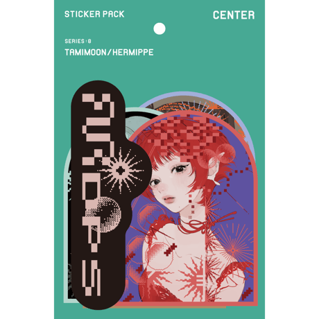 tamimoon ステッカー、USB 展示グッズ】 ・ステッカーの新作、再販 ・Tシャツ(ホワイト/ブラック