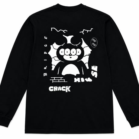 BRIDGE SHIP HOUSE／CRACK LONG TEE