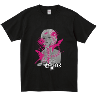 『Moon Drifters Pixel Skin』Tシャツ／星雲／フロントプリント