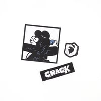 BRIDGE SHIP HOUSE／CRACK stickers pack