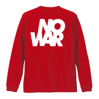 “NO WAR” DONATION Long-sleeved T-shirt "RED"