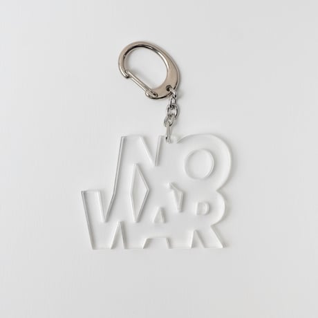 北山雅和／“NO WAR” key ring - Small