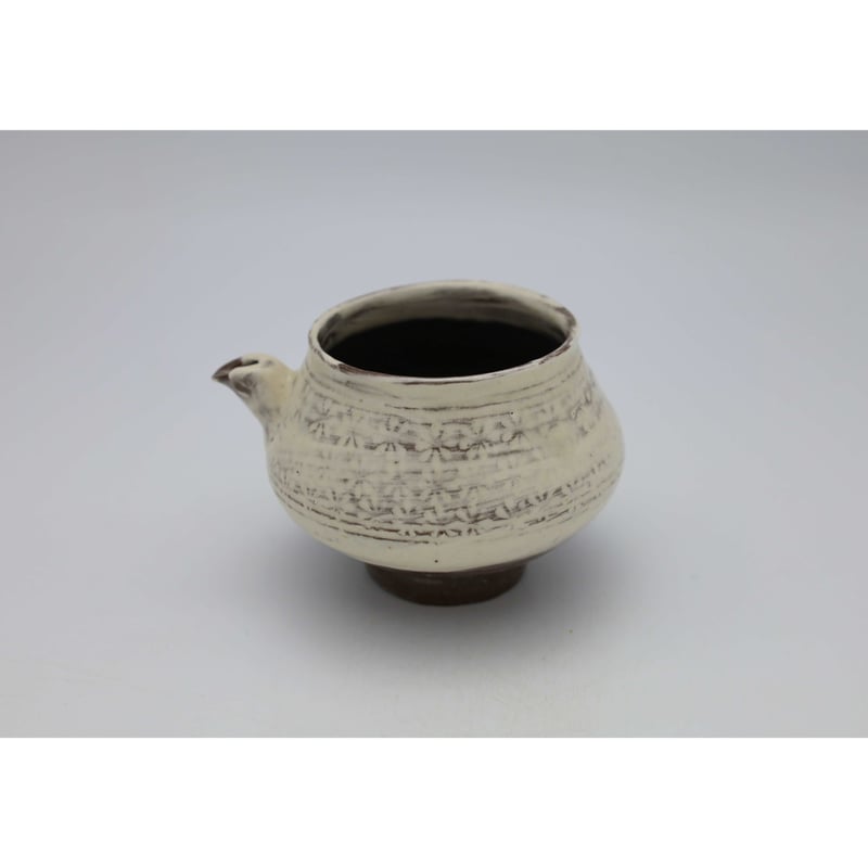 鈴木大弓作 信楽焼 花器 オブジェ 鈴木 大弓／三島注壺 | sumica栖