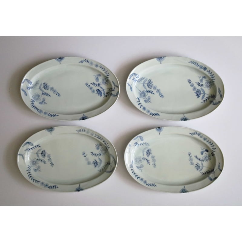 稲村 真耶／更紗文楕円8寸リム皿 | sumica栖