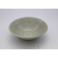 北岡 幸士／灰粉引 八寸リムプレート b | sumica栖