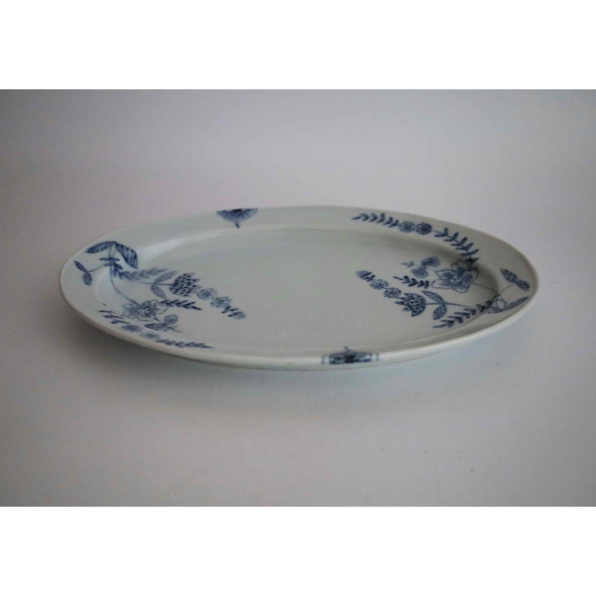 稲村 真耶／更紗文楕円8寸リム皿 | sumica栖