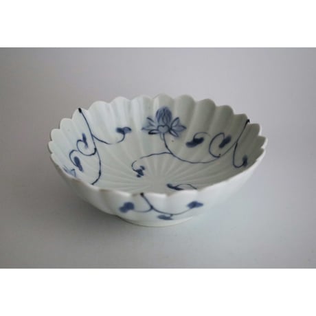 B596b「淡紫交趾 町茶碗」谷口翠雲作　共箱　共布(布に印銘無し) 京焼 ITEM | sumica栖