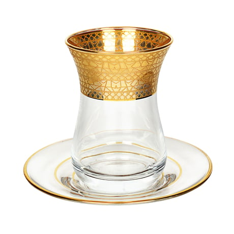 チャイグラス(トルコの紅茶グラス)ゴールド