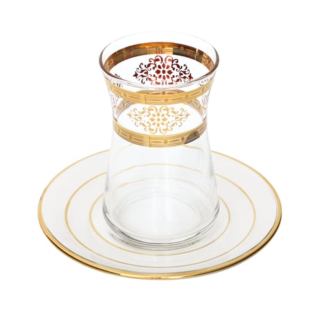 チャイグラス (トルコの紅茶グラス)ゴールド