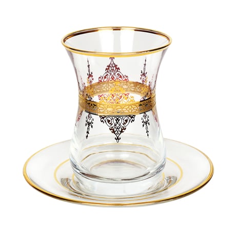 チャイグラス (トルコの紅茶グラス)ゴールド