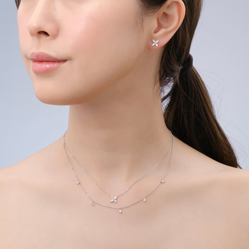 マーキスカットネックレス | Kai.k jewelry